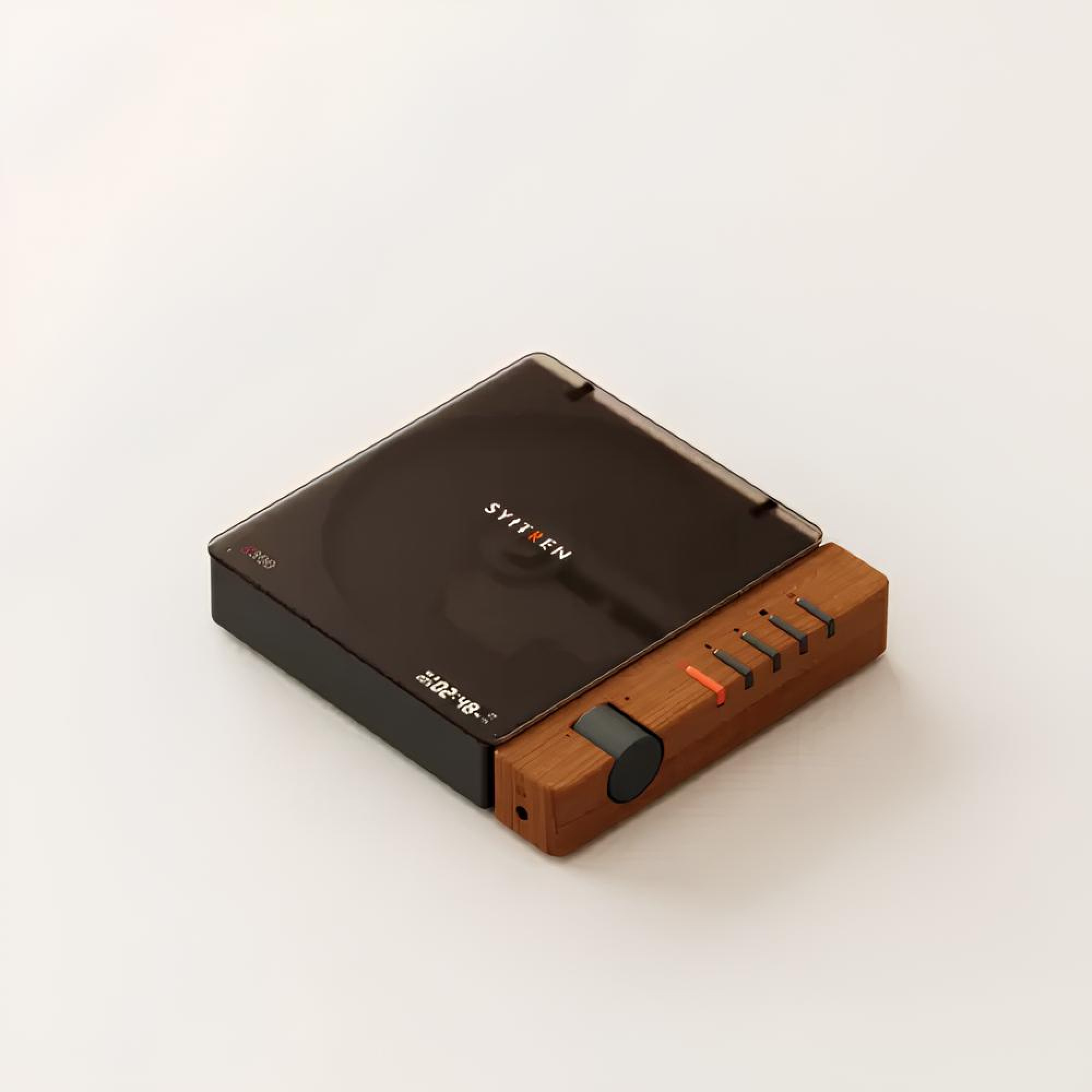 Портативний CD-плеєр у мінімалістичному ретро-дизайні Syitren R300 Minimalist CD Player